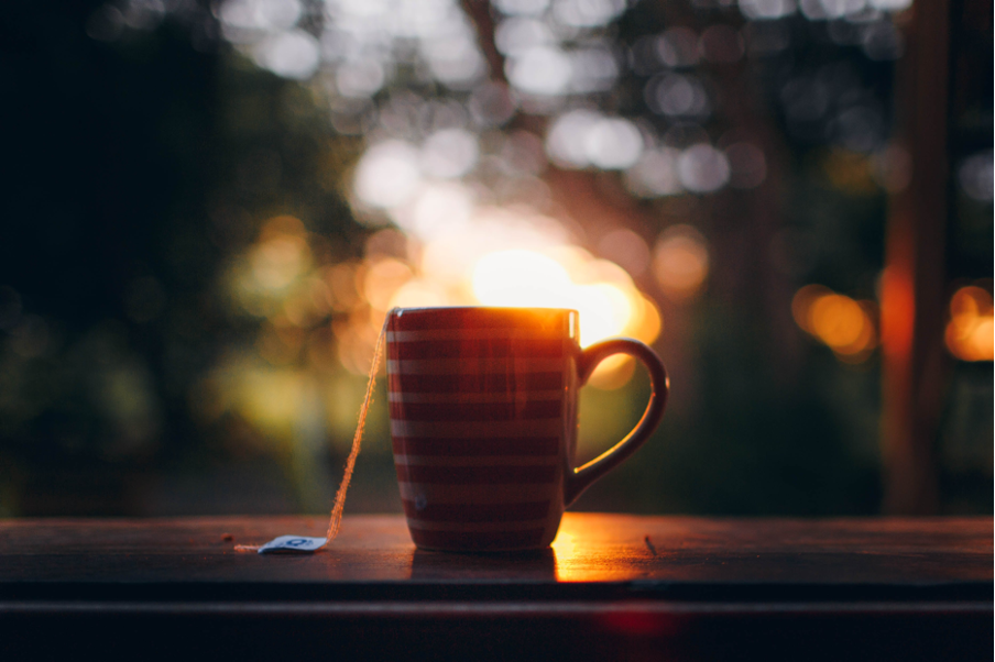 A cup of tea in the fresh air